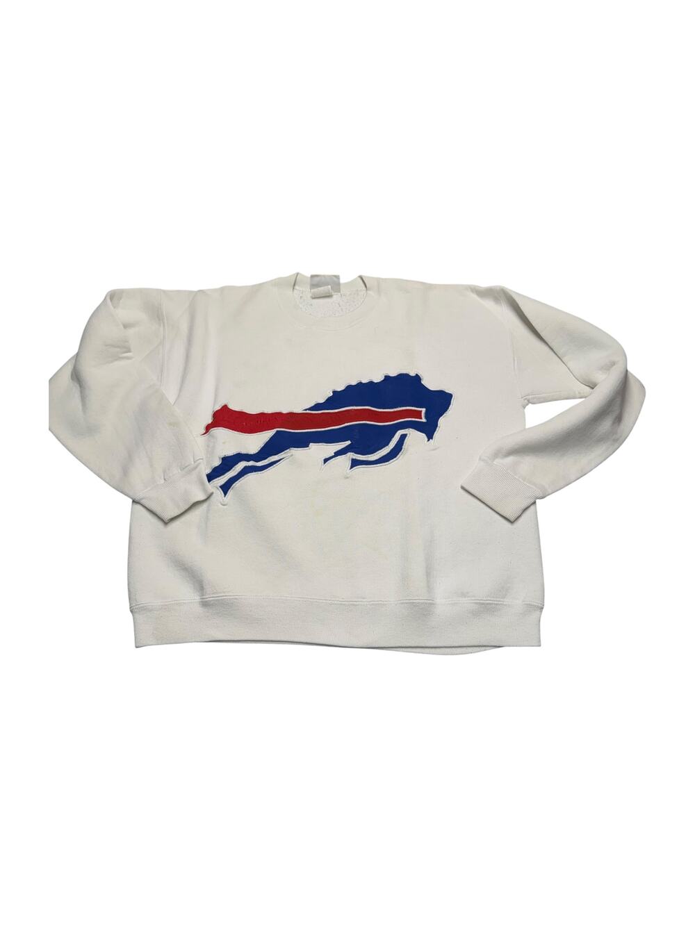 Vintage 90s Buffalo Bills Crewneck Sweatshirt XL Riders Made in USA